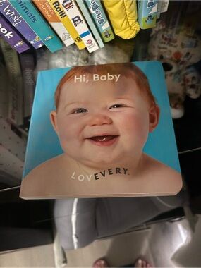 Hi, Baby Board Book - Blue Cover Love Every!